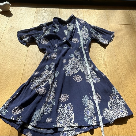 FREE PEOPLE Blue Hawaii Fit-and-Flare Dress - XS - Picture 13 of 14